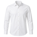 Tailored Premium Cotton Shirt – White | Maison Valor