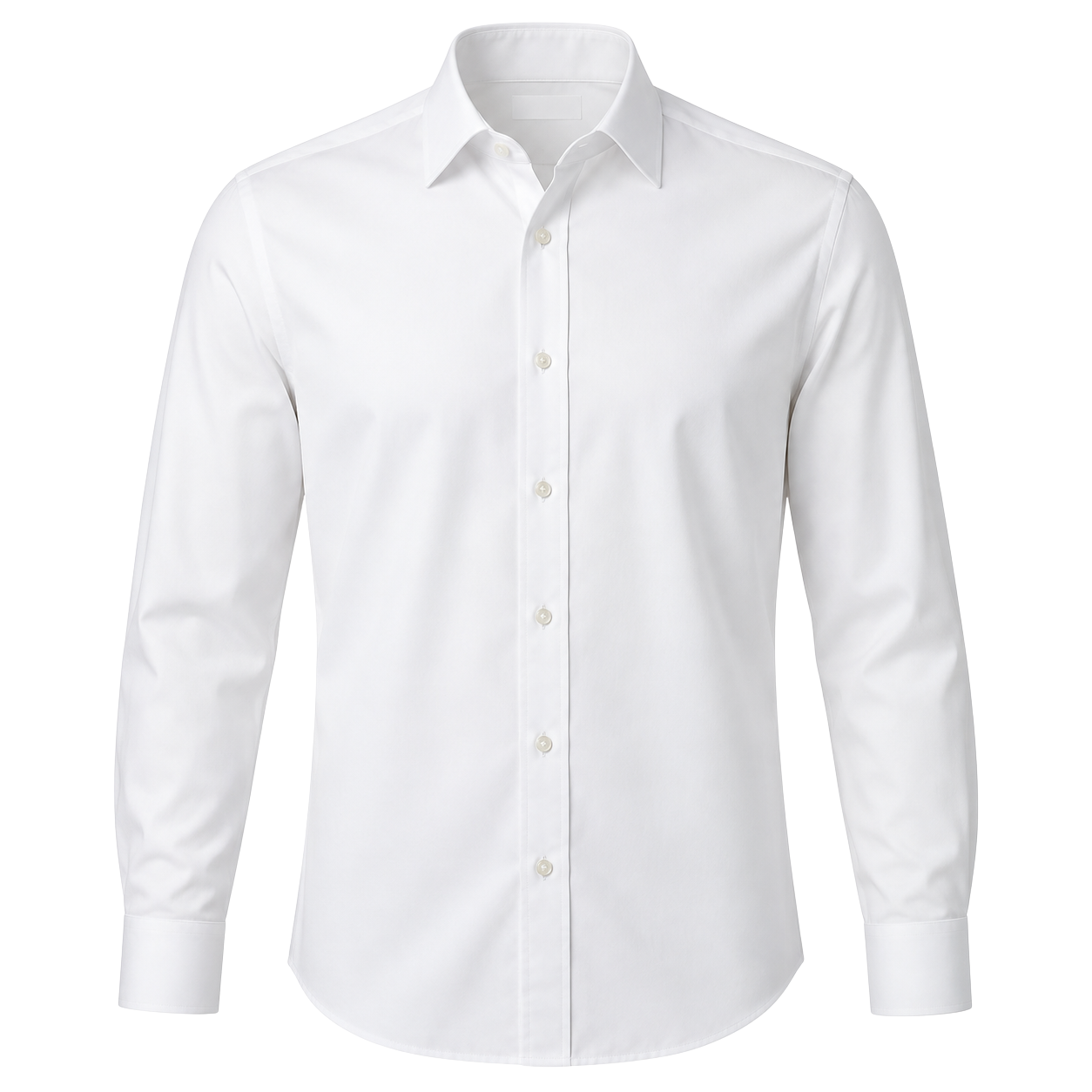 Tailored Premium Cotton Shirt – White | Maison Valor