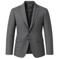 Tailored Wool Blend Blazer – Charcoal Grey | Maison Valor