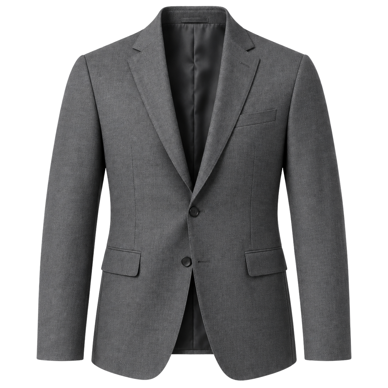 Tailored Wool Blend Blazer – Charcoal Grey | Maison Valor
