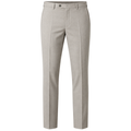 Tailored Wool Blend Trousers – Light Stone | Maison Valor